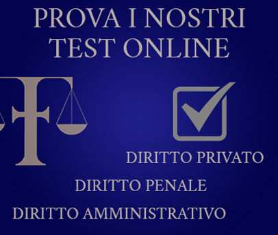 Test Online di diritto privato e diritto penale